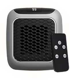 HeatMe Pro Portable Heater unit with digital display and wireless remote control